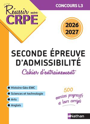Mon cahier d'entrainement 2me épreuve écrite d'amissibilité L3 - 2026 2027Mon cahier d'entrainement 2me épreuve écrite d'amissibilité L3 - 2026 2027