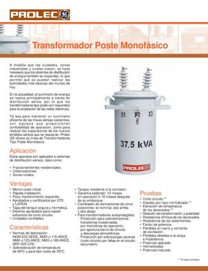 Poste Mono Geprolec Ge