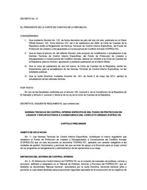 Creacion del Foprolyd