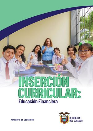 Insercion Curricular Educacion Financiera