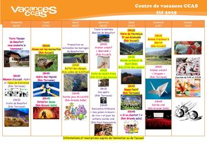 Semaine 28 Du 06 Au 12 Juillet 2025 Beaufort