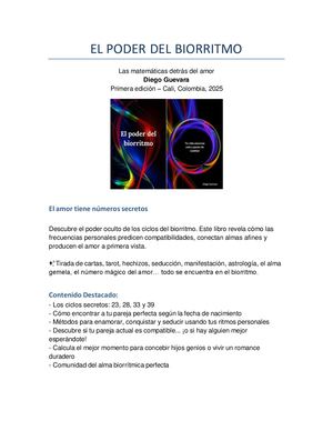 El Poder Del Biorritmo
