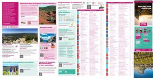 Carte de randonnées en Hérault