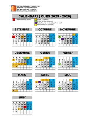 Calendari Bàsic 2025 2026 1