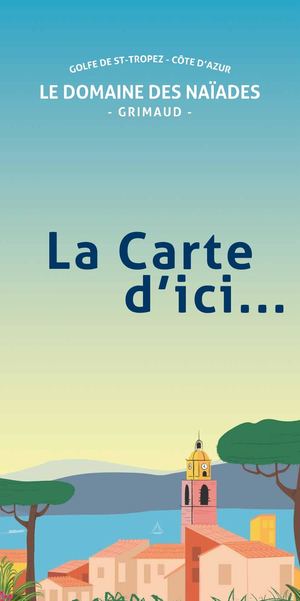 Les Naïades - Carte menu - E25