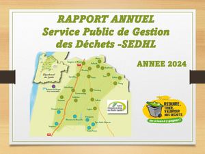 Rapport d'activités 2024 du Syndicat d'Élimination des Déchets de la Haute Lande