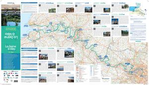La Seine à vélo - Carte Michelin Complète