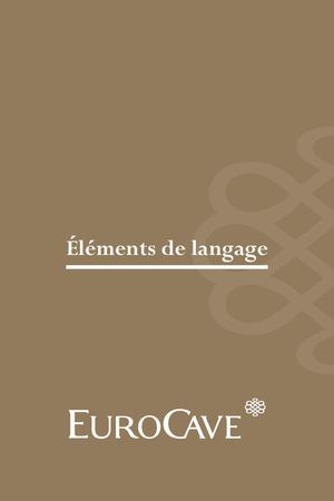 EuroCave_Éléments de langage