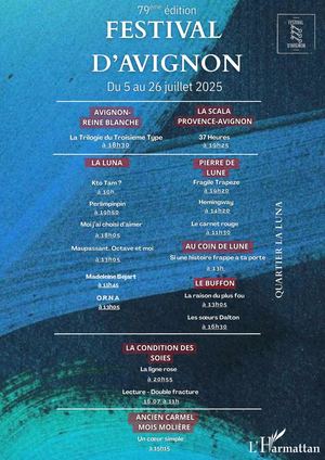 Programme Avignon 2025