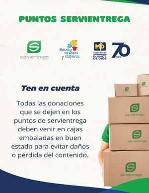 Puntos recolección Servientrega 2025