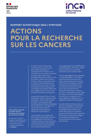 Rapport scientifique 2023 / synthèse