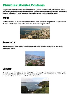 Planicies Litorales Costeras