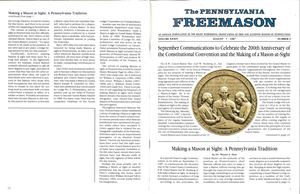 The Pennsylvania Freemason - Summer 1987