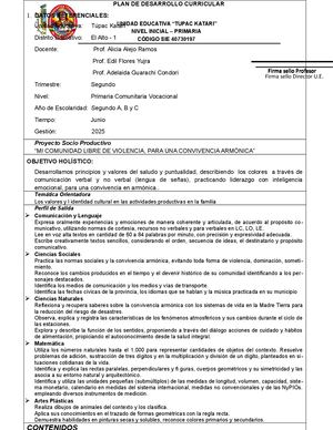 Plan De Desarrollo Curricular LSB 2