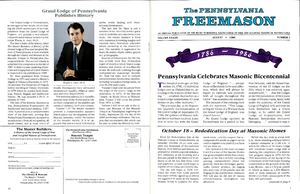 The Pennsylvania Freemason - Summer 1986