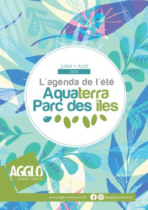 L’agenda de l’été Aquaterra - Parc des îles / JUILLET-AOÛT 2025