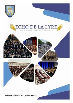 Echo De La Lyre Juillet 2025