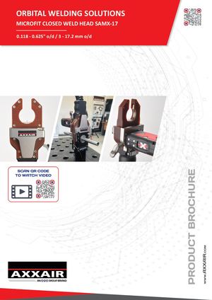 Axxair Orbital Welding Samx EN