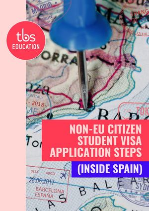 BCN_ACAD_Non Eu Citizens Student Visa Application Steps For Inside Spain_ENG