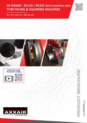 Axxair Tube Facing DC115 221 With Clamping Jaws