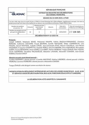 Règlement ALAE ALSH