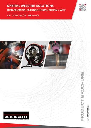 Orbital welding PREFAB SX Range Fusion