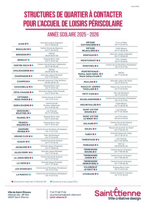 Accueil de loisirs périscolaire 2025 2026