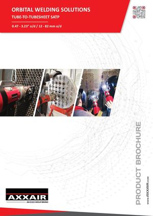 Orbital welding Tube to tubesheet SATP