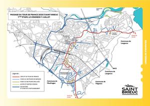 Carte Tour de France 2025