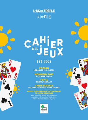 Cahier des jeux N°11 juillet 2025