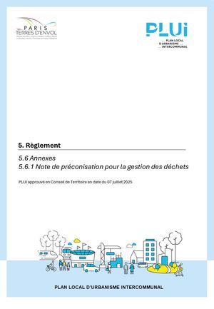 5 6 1 Note De Preconisations Pour La Gestion Des Dechets