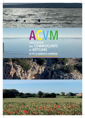 Plaquette ACVM des commerçants et artisans de Mireval et Vic la Gardiole