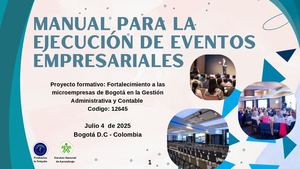 MANUAL PARA LA EJECUCIÓN DE EVENTO EMPRESARIALES