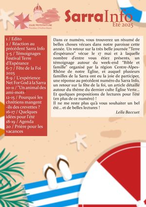 Sarra Info Juillet 2025