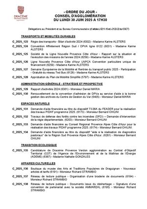 Conseil du 30 06 2025