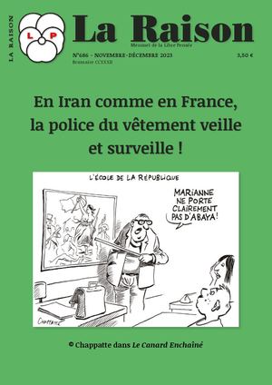 La Raison 686 Novembre-decembre 2023
