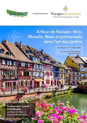 À fleur de fleuves : Rhin, Moselle, Main et promenade dans l'art des jardins