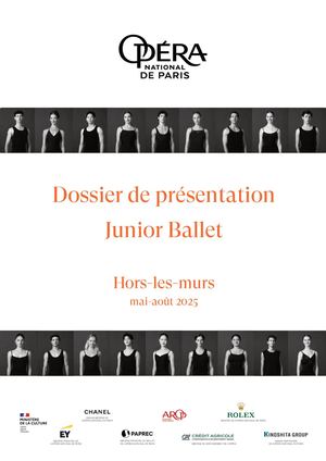 Dossier De Présentation Junior Ballet Hors Les Murs 2025