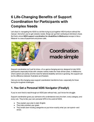 Calaméo - 6 Life Changing Benefits Of Support Coordination For ...