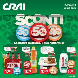 Volantino Crai Regina dal 10 al 23 luglio