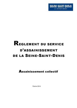 7 2 3 Reglement Dassainissement Du Departement