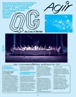 QG Agir ensemble - Carnets de la MC93