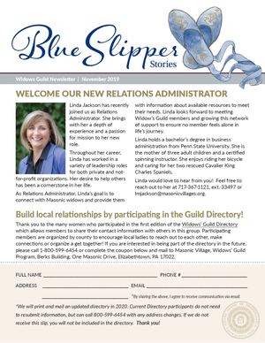 Blue Slipper Stories - November 2019