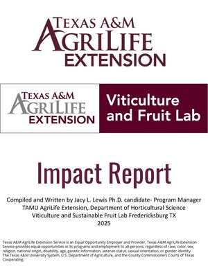 Viticulture and Sustainable Fruit Lab Impact Report 2025