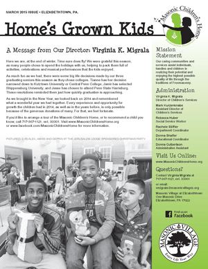 Home's Grown Kids - March 2015