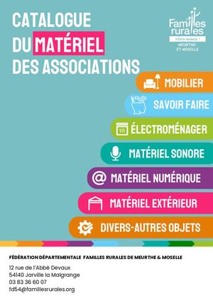 Catalogue Matériel Assos Fd 54