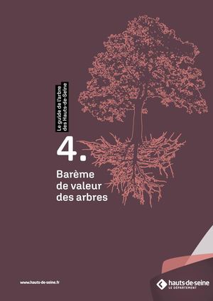 Guide de l'arbre des Hauts-de-Seine : Barème de valeur des arbres