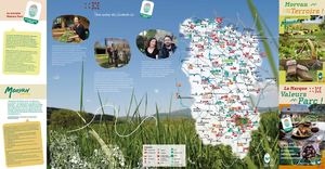 Carte des producteurs de Morvan Terroirs et des marqués Parc du Morvan 2025