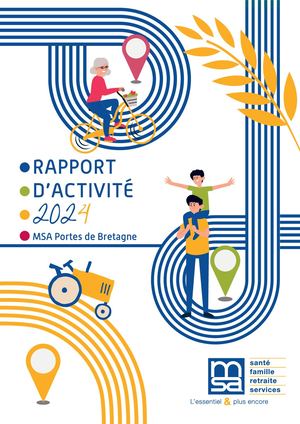 Rapport d'activité 2024  MSA Portes de Bretagne