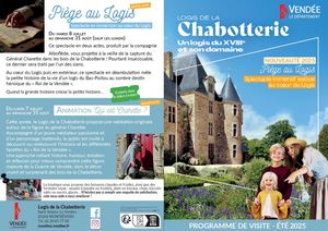 Programme de visite du Logis de la Chabotterie